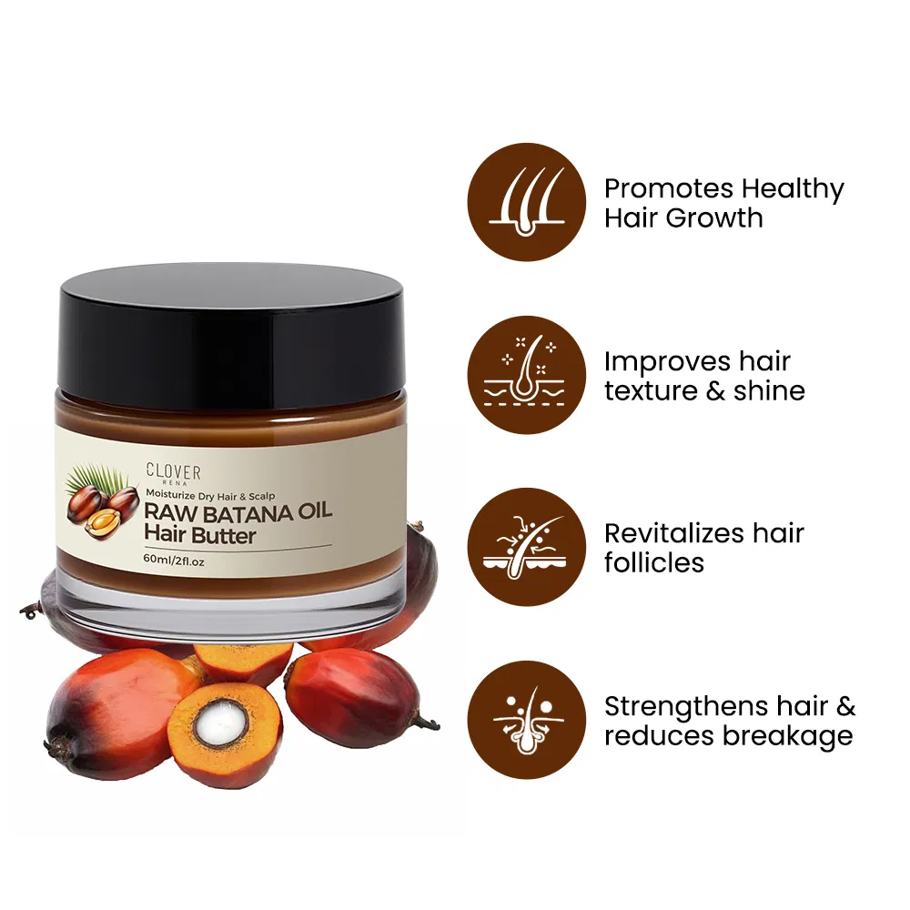 Pure Batana Hair Care Set Nourishing Batana Oil Shampoo and Conditioner