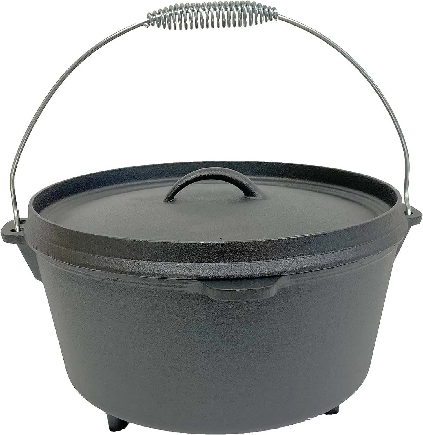 Modern Design Cooking Soup Backing Heating Cast Iron Dutch Oven 3 Legs Outdoor Camping Cookware Pot