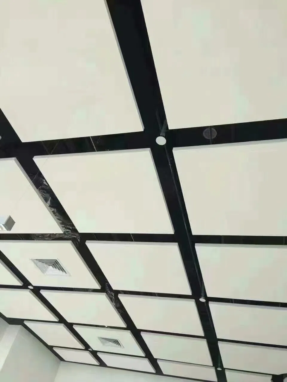 AG. Acoustic Office Interior Design Soundproofing Fiberglass Hanging Baffle Ceiling