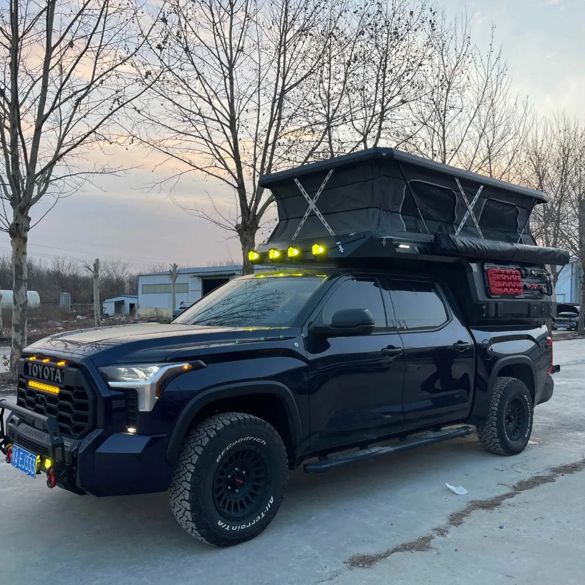 Accessible Design Pop up Truck Camper for Campers with Mobility Needs Featuring Ramp Entry