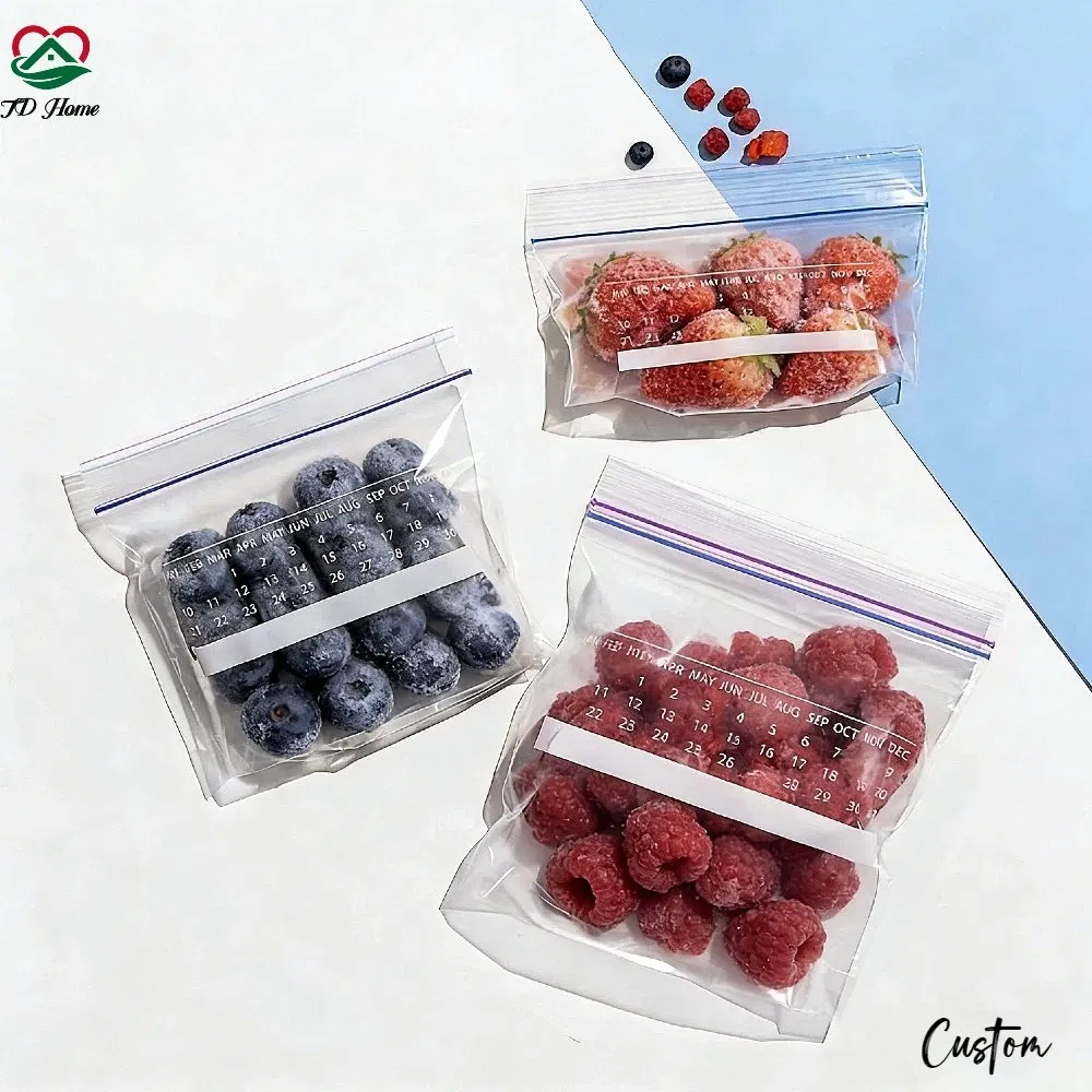Manufacturer Inventory Food Grade Plastic Zipper Self Sealed Packaging Ziplock Bag