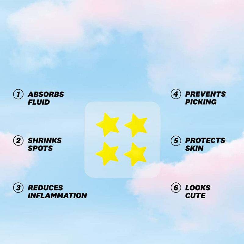 Tea Tree Oil + Centella Oil Star Acne Patches