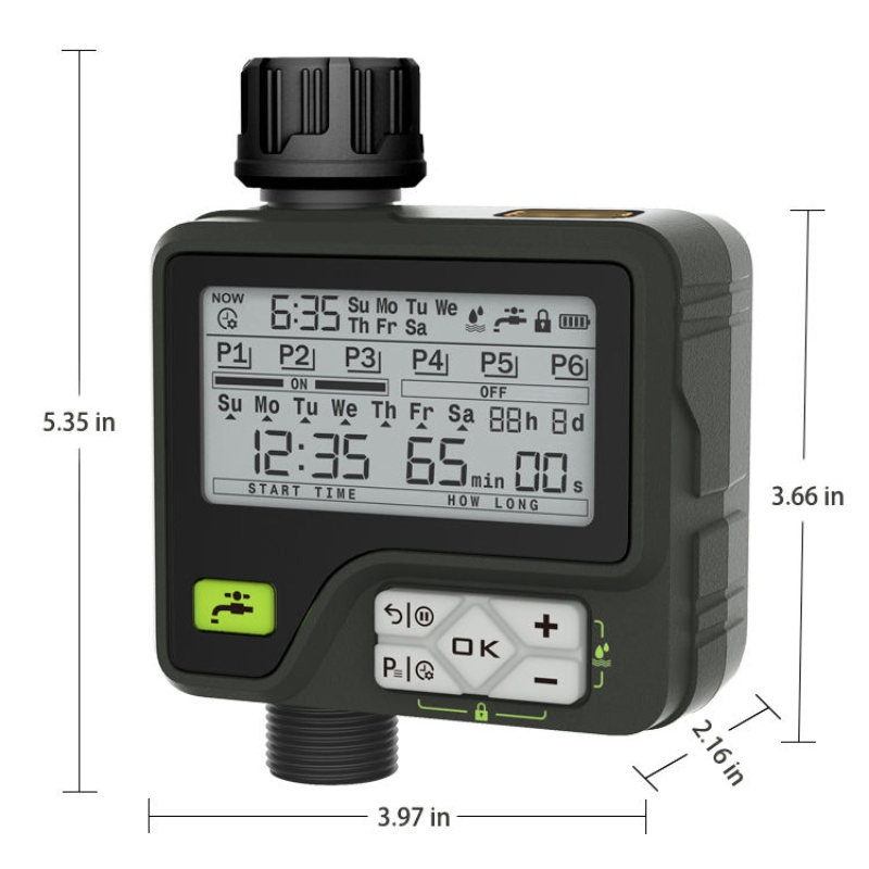 Automatic Garden Irrigation Water Timer with Rain Sensor Function Hct-366