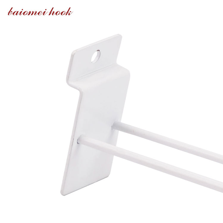 Hot Sale Euro Slatwall Metal U Shape Hooks for Shop
