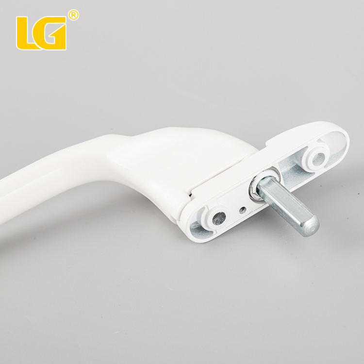 ISO9001 White Cranked Espag UPVC Window Door Cabinet Hardware Handle
