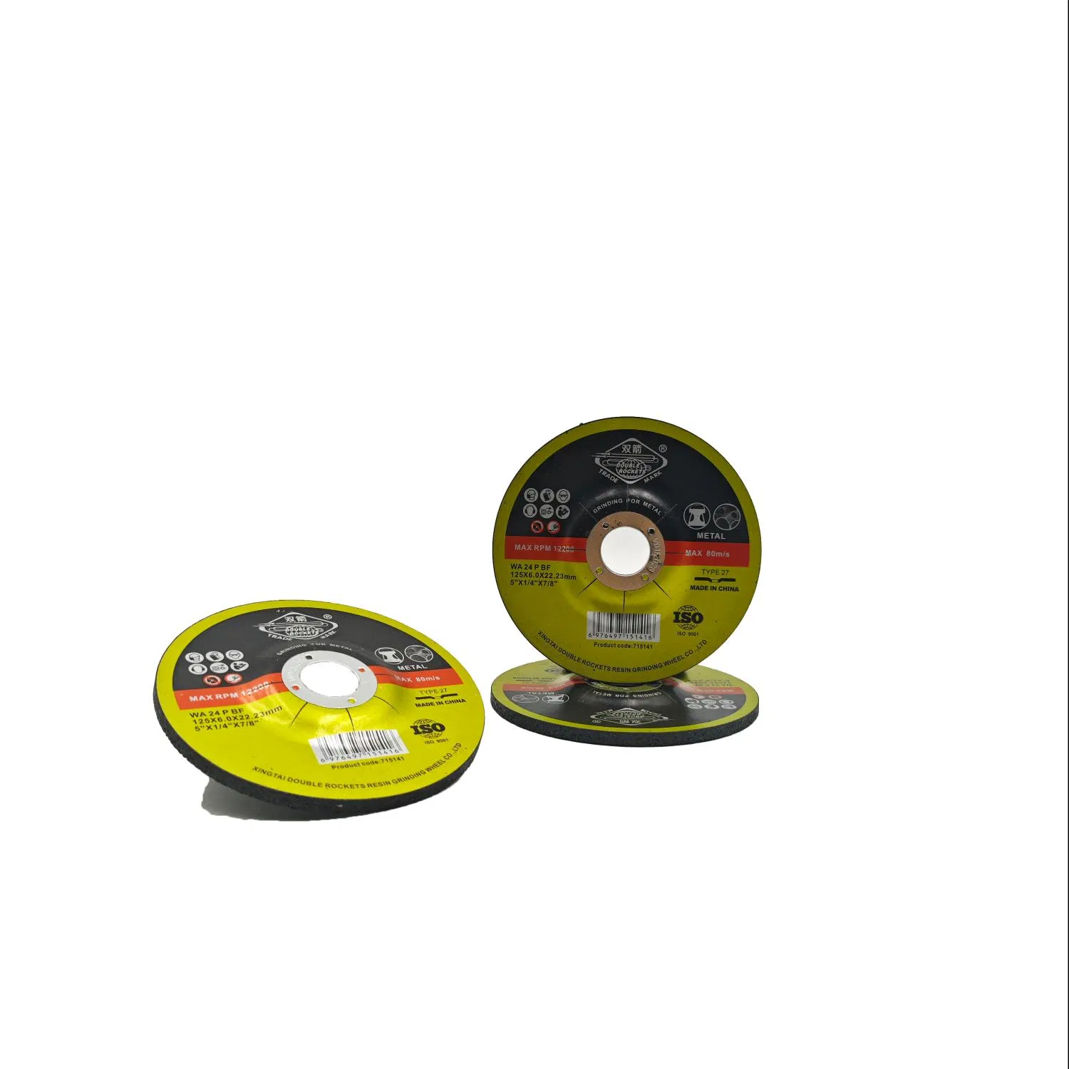 Hot Sale Abrasives Grinding Disc 125*6*22.23mm 5 Inch Grinding Wheel for Metal Stainless Steel