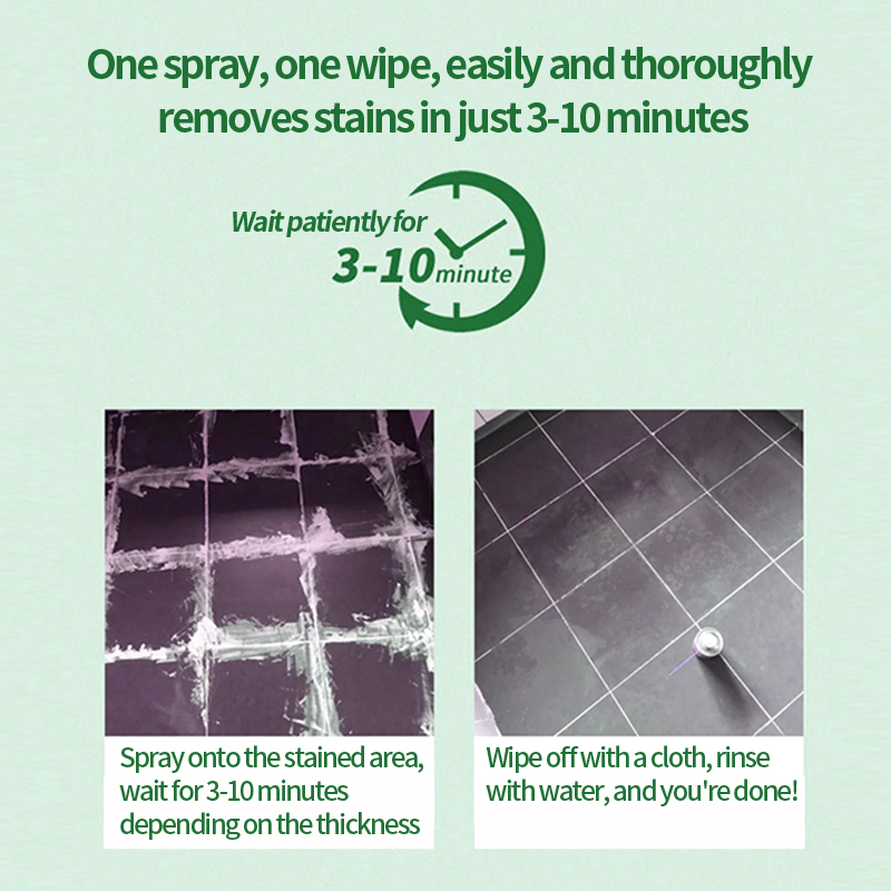 Powerful Cleaning Liquid Floor Cleaner Spray Grout Deep Cleaner Tile and Grout Cleaner for Tile Floors