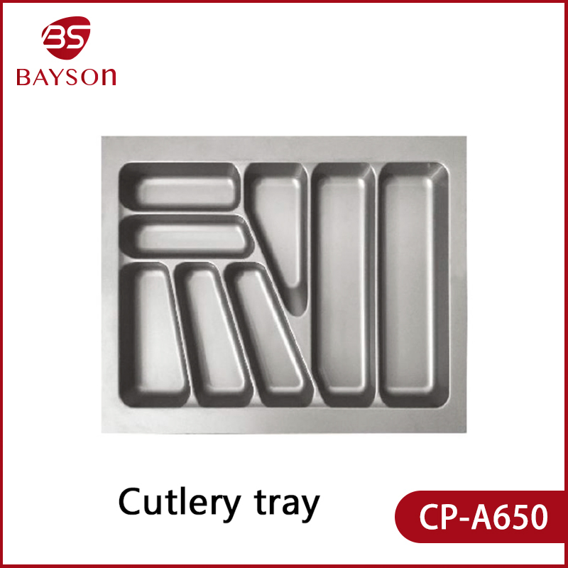 Cp-A650 Kitchenware Plastic Utensil Drawer Box Insert cutlery Tray