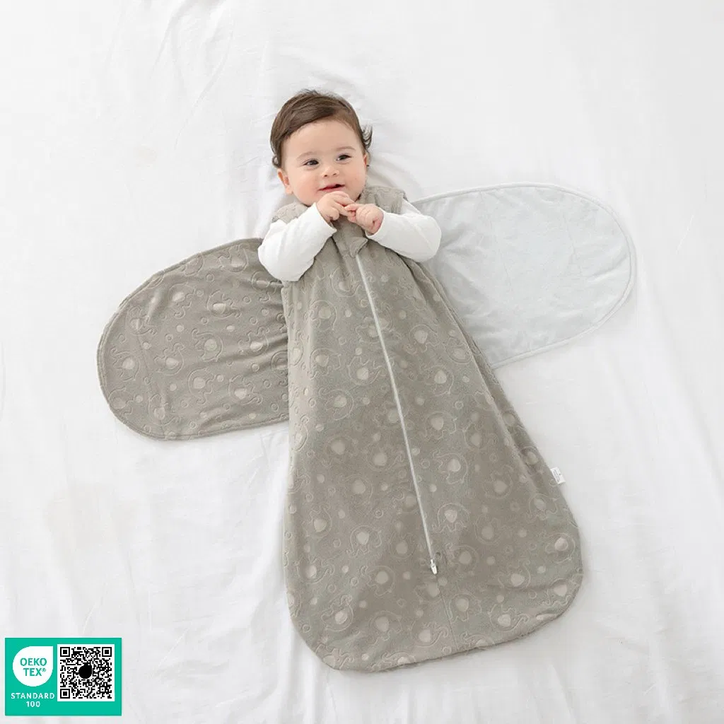 Factory Wholesale Price Bamboo Fabric Wrapped Anti Kick Sleeping Bag for Baby