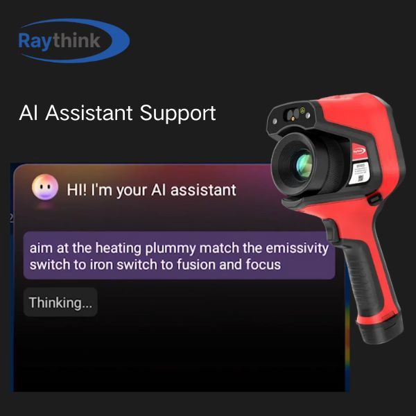 Portable Industrial-Grade USB OLED Handheld Infrared Thermal Pyrometer Camera with Multi-Lens Options and Real-Time Temperature Analysis