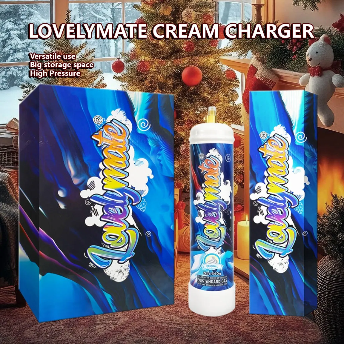 UK EU Local Warehouse N2o Whipped Cream Charger High Pressure Gas