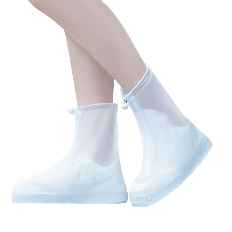 PVC Foldable Waterproof Rain Boots for Rainy Seasons Shoe Cover