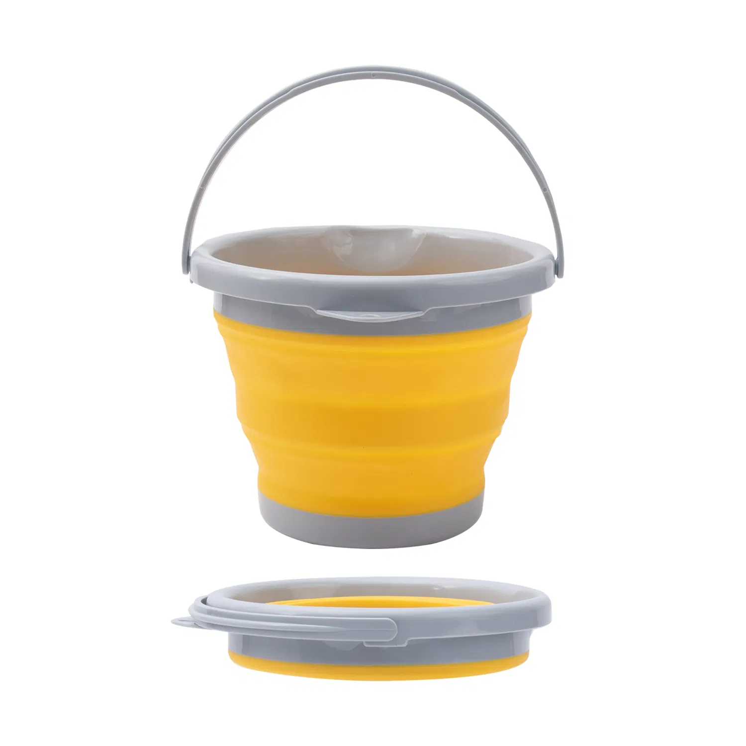 2025 Foldable PP Toy Storage Boxes and Laundry Basket for Organizing and Space Saving Yellow