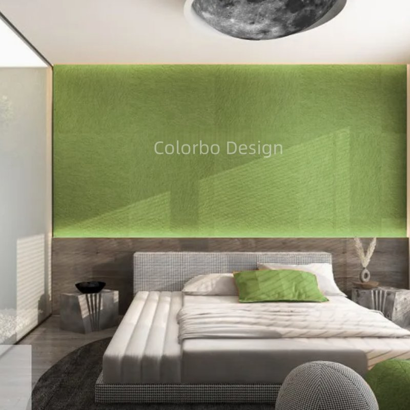4*8 FT 9mm Thickness Polyester Fiber Plain Acoustic Panel
