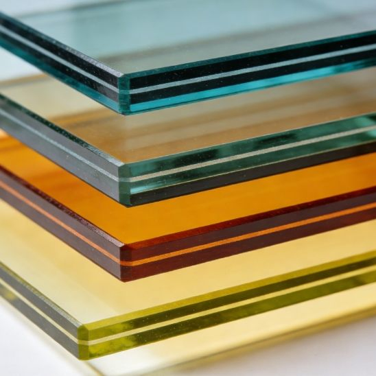 Soundproof and Heat-Insulating Laminated/Sandwich Tinted Glass, Double-Layered, Explosion-Proof