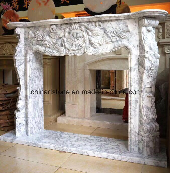 Marble Stone Fireplace