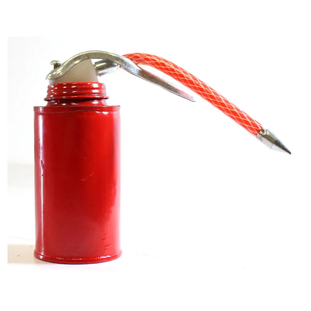 Hautine High Quality Oil Pot, Red Painted