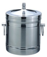 Hotel Custom 1.0L Capacity Double Layer Stainless Steel Ice Bucket