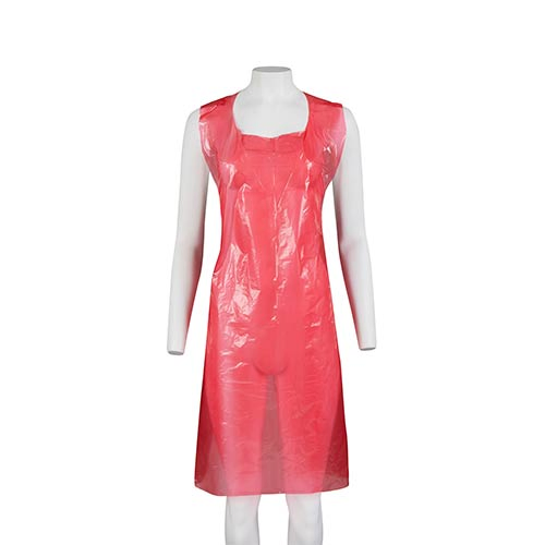 Custom Printed Logo Disposable Waterproof Aprons for Beauty Salon& Household