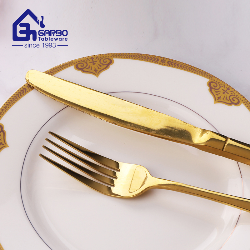 Food Grade Stainless Steel Cutlery Dinner Fork 7.7 Inch Long Dinner Fork Rainbow Flatware Sets Dinner Forks