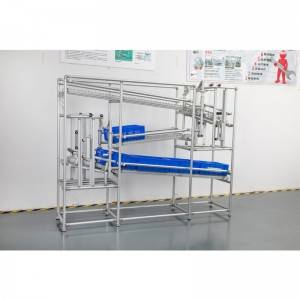 Lean Pipe Joint System for Industrial Hand Trolley Storage Rack Pipe Rack industrial Cart Transfer Tollery Logistics