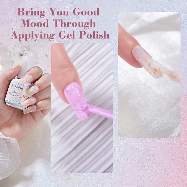 Cheese Flower Gel in Bottle Popular Wraps 2022 3D Nail Wraps Nail Art Gel Painting Nail Art