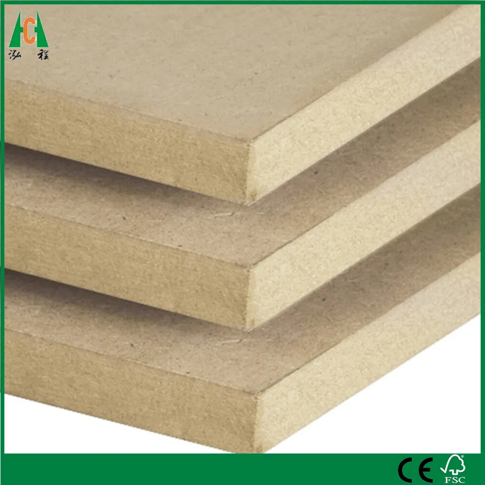 1220*2440*18mm Raw/Plain MDF Board with High Quality for The Furniture