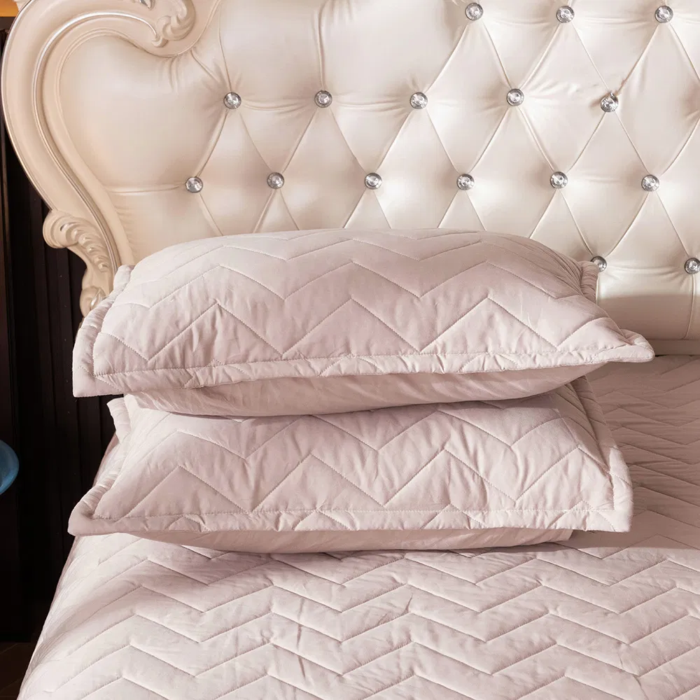 100% Cotton Quilted Bedspread Bed Linen Thick Bed Covers