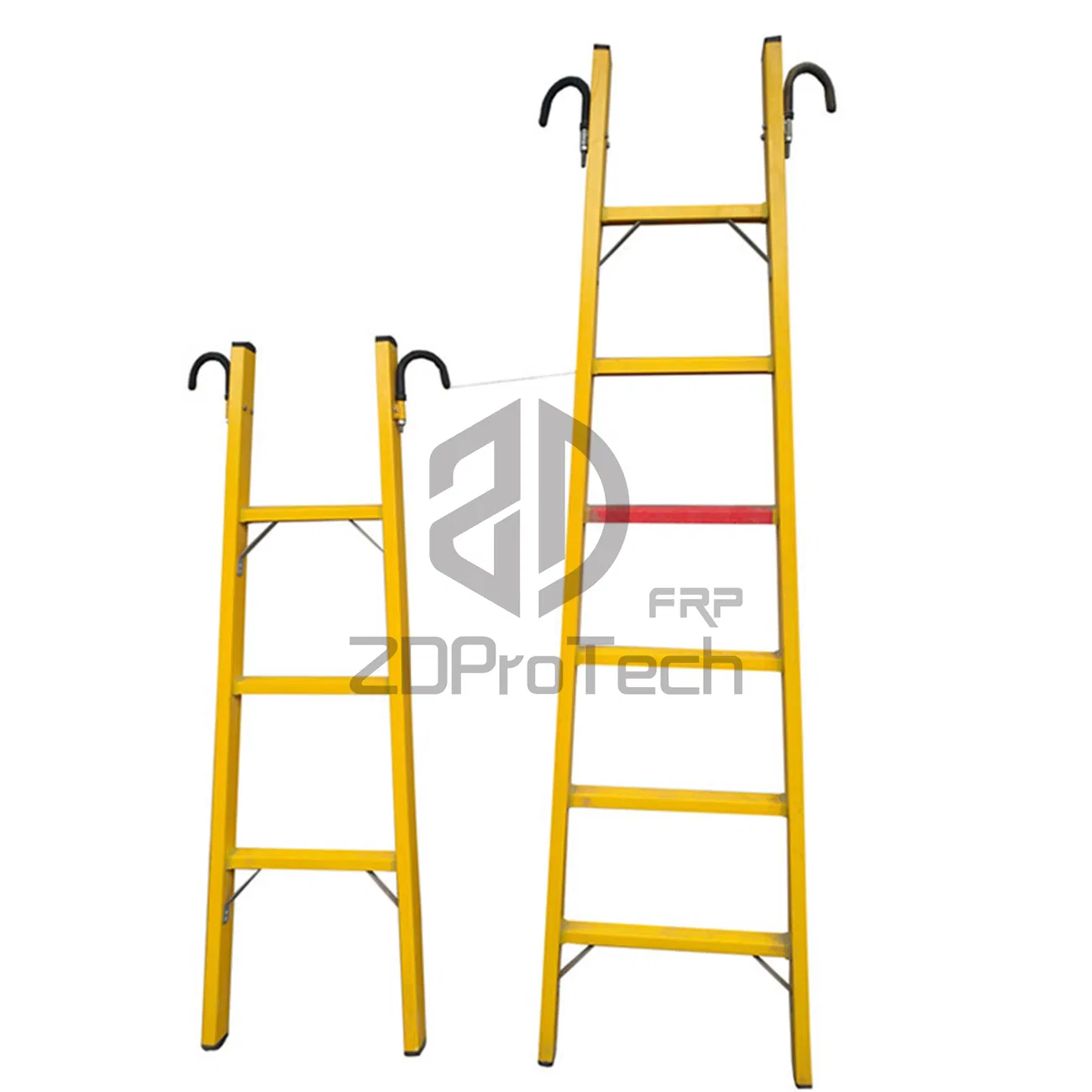 March Promotion FRP Fiberglass R Rung Straight Ladder for Electric Power Maintenance
