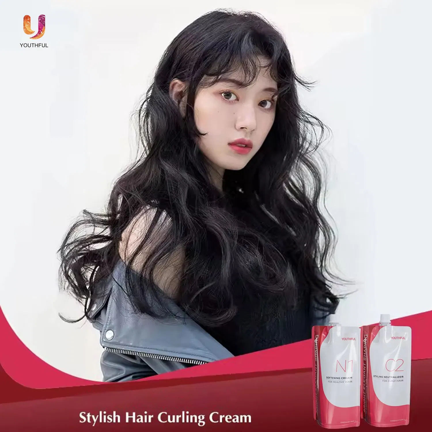 Professional Salon Permanent Hair Curling Cream