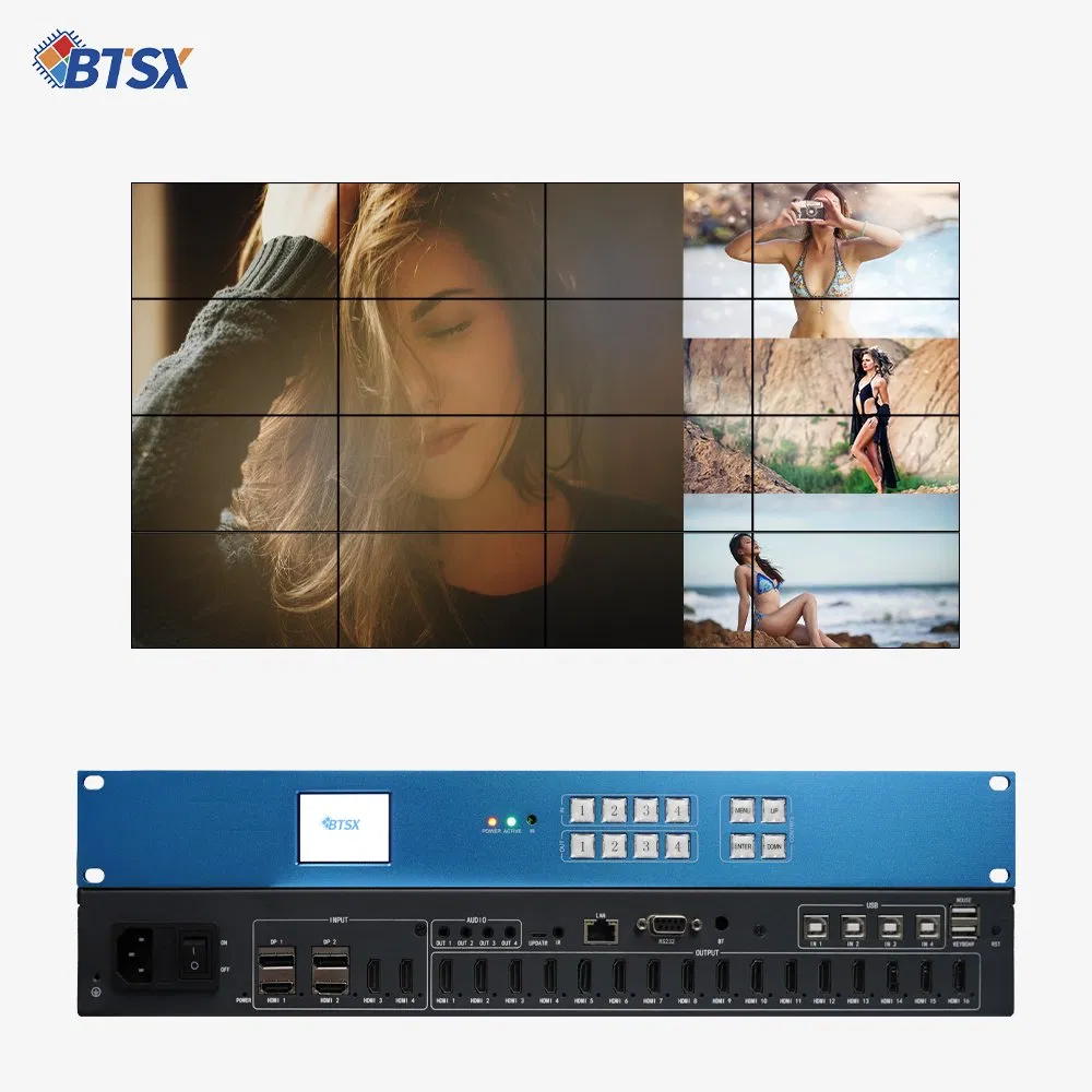 Видеопроцессор 4K60 для видеостен с мультиоконным режимом