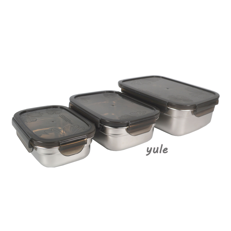 Bento Tiffin Box Food Storage Food Container with Multi-Size Stainless Steel Outdoor Leakproof Camping Lunch Box