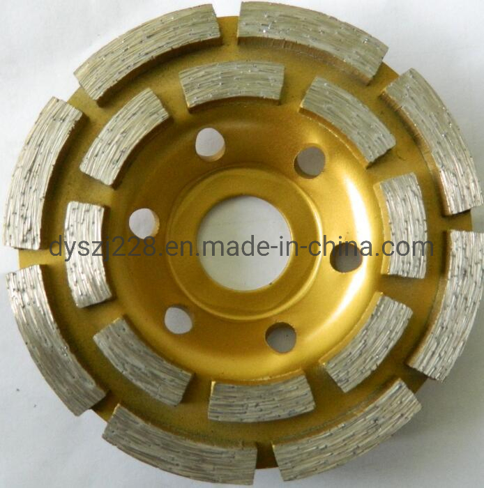 Diamond Double Rows Cup Wheel