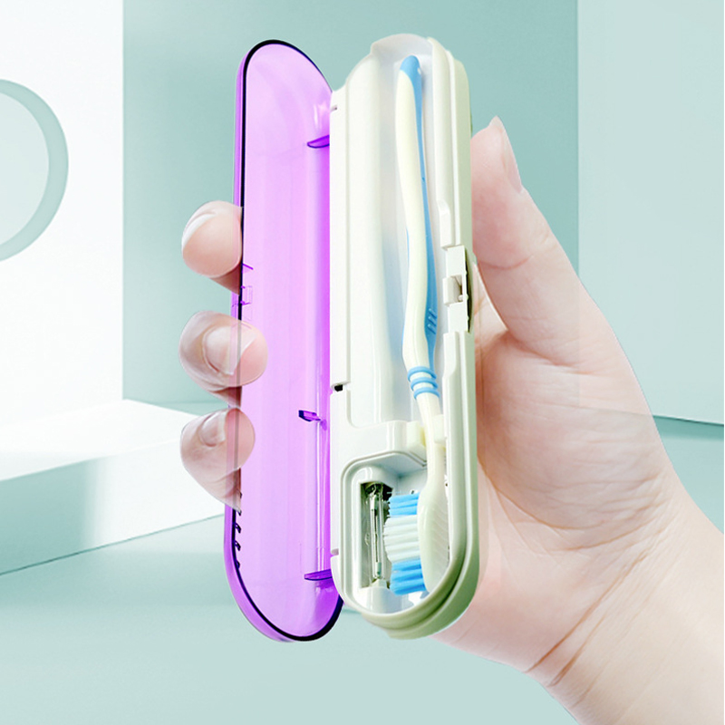 Best Seller Portable Disinfector B31 Travel Case Toothbrush UV Sterilizer Storage Holder Sanitizer Box