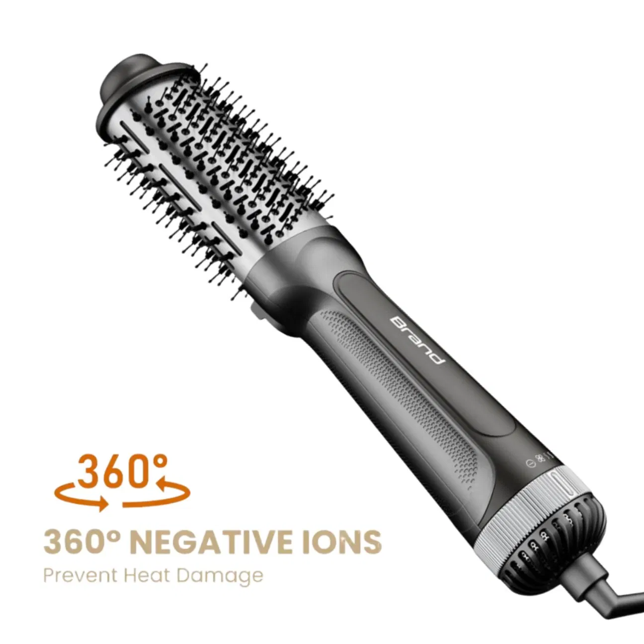Suitable Temperature Ionic Hair Brush for Styling and Frizz Control Hair Brush