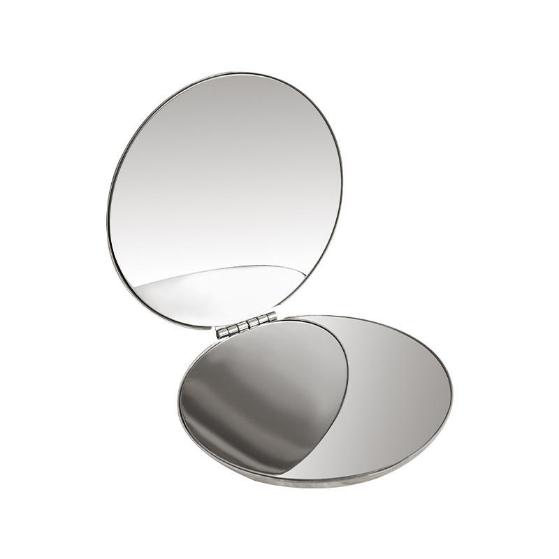 Custom Mirror Cosmetic Pocket Mirror Make up Tool Sublimation Metal Compact Mirror