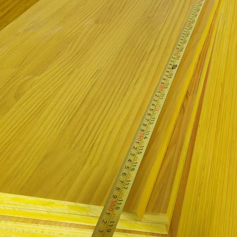 Yellow Triple-Layer Pine Formwork Board 27X500X2000 Shutter Panels for Concrete