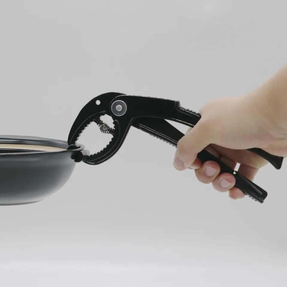 Anti-Scald Stone Pot Holder Tool Lifting Hot Bowl Clip Grip Clamp Bl15708