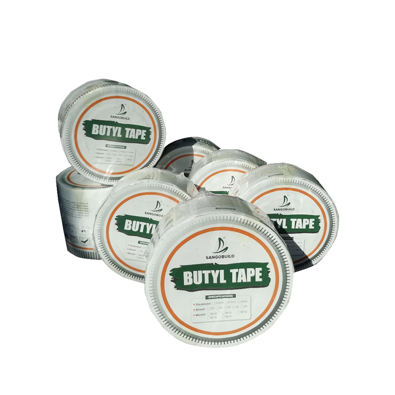 Reinforced One Side Aluminum Foil Self-Adhesive Waterproof Butyl Rubber Type