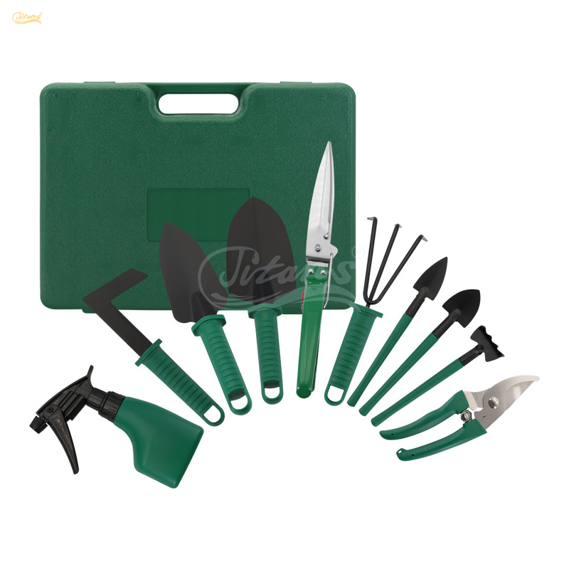 Titans Low Price 10PCS Garden Tool Set Vegetable Flower Gardening Hand Tools Kits