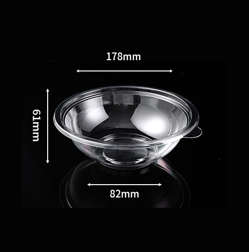 24oz Disposable Plastic Pet Salad Dressing Food Cup