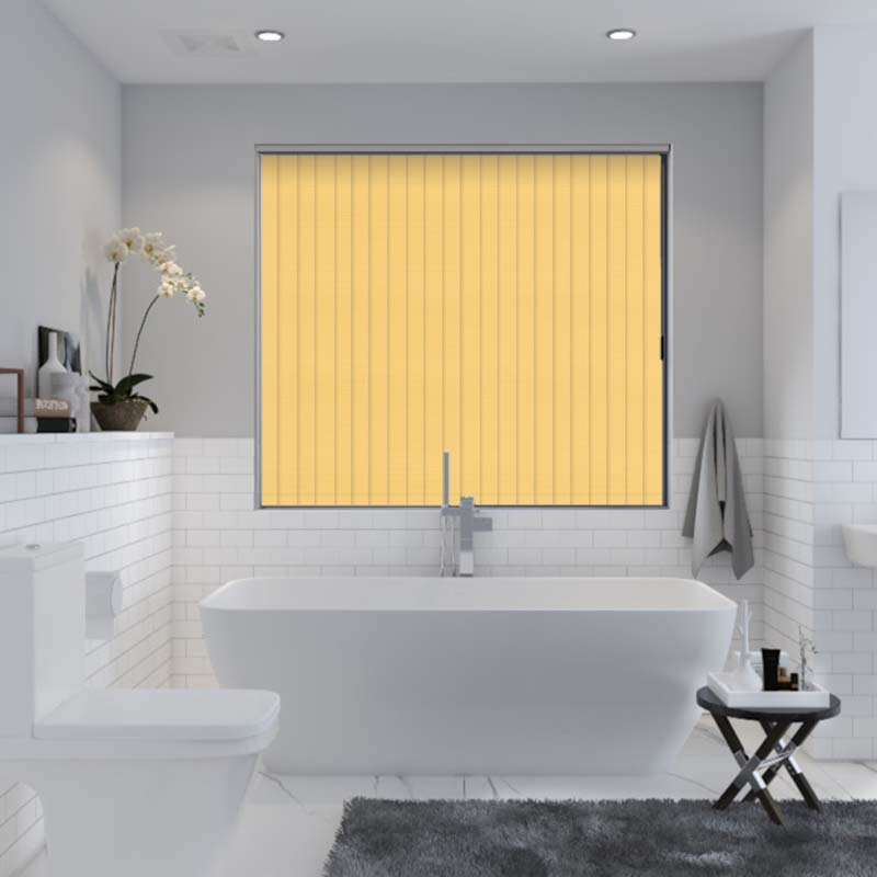 High Quality Easy to Clean Classic Faux Wood Window Vertical Blinds