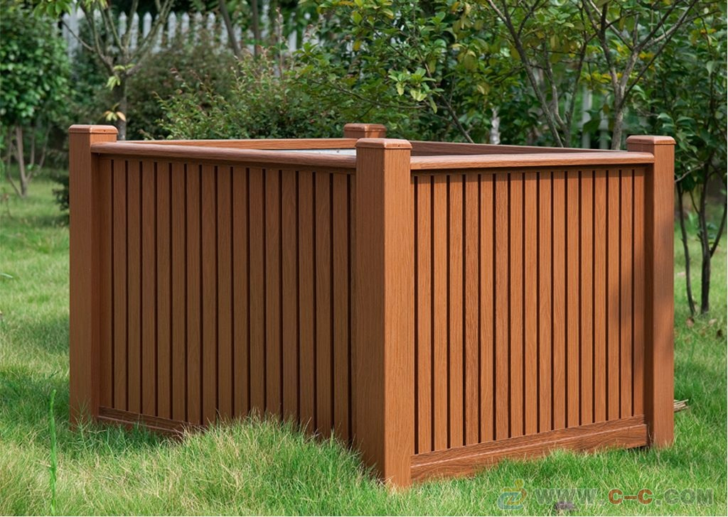 Outdoor WPC Flower Pot for Garden Planter