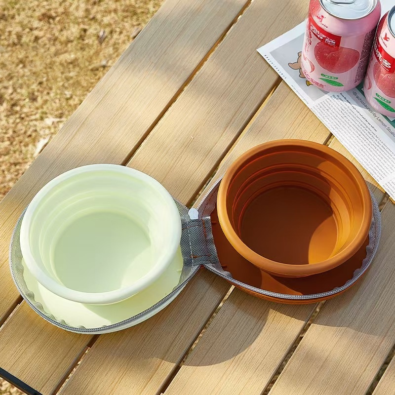 Pet Collapsible Bowls, Easy - Store, Ideal for Outdoor Use