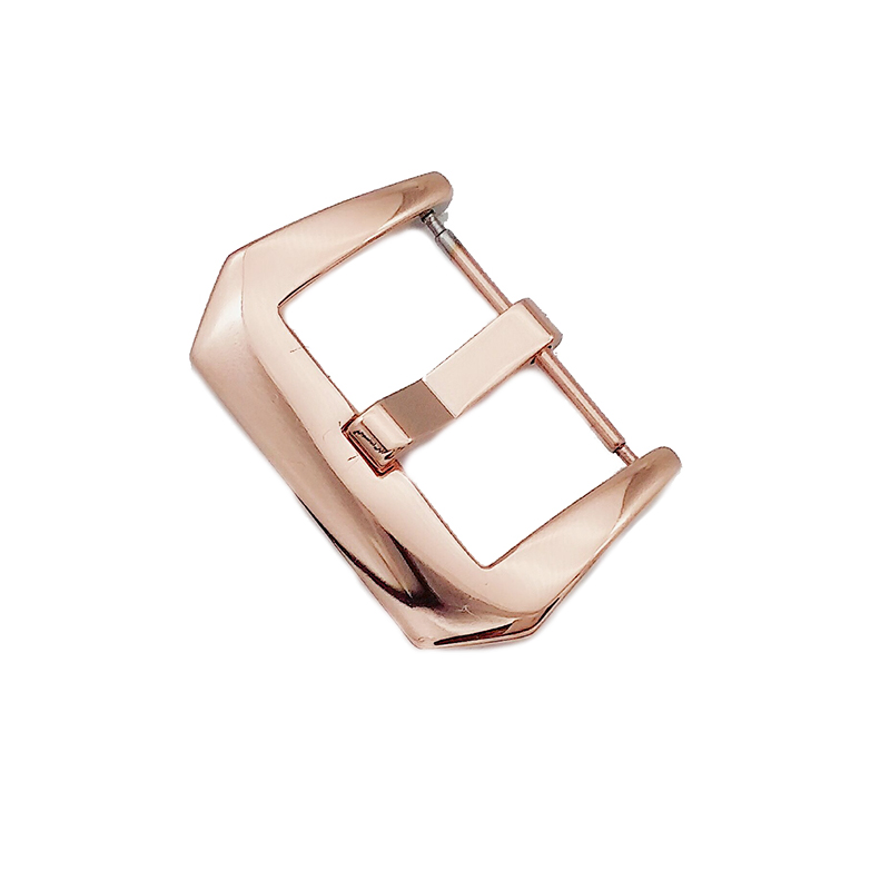 Solid Stainless Steel Silicone Watch Buckle