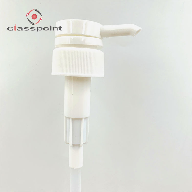 32-400 Empty Dispenser Pump Polished Cosmetic Metal Soap Lotion Bottle Pump