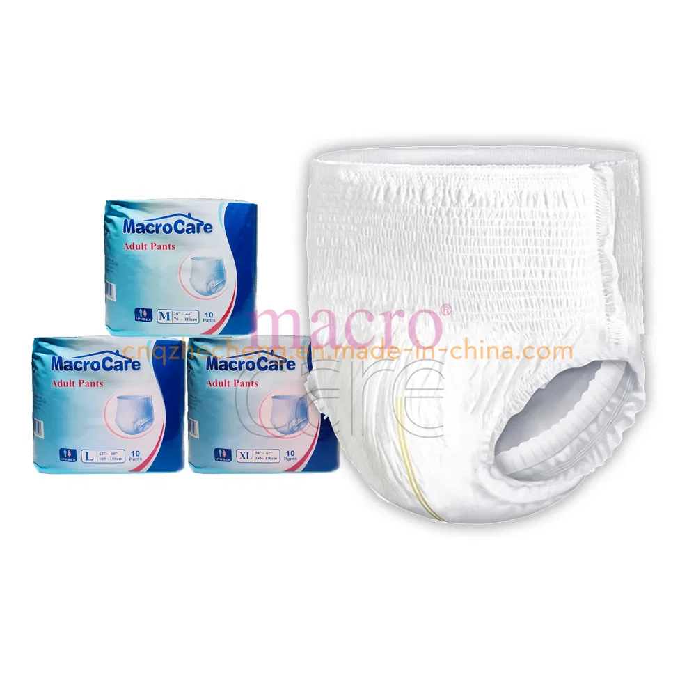 China Manufacture Factory Whole Saler Best Quality Disposable Incontinence Adult Diaper Pants