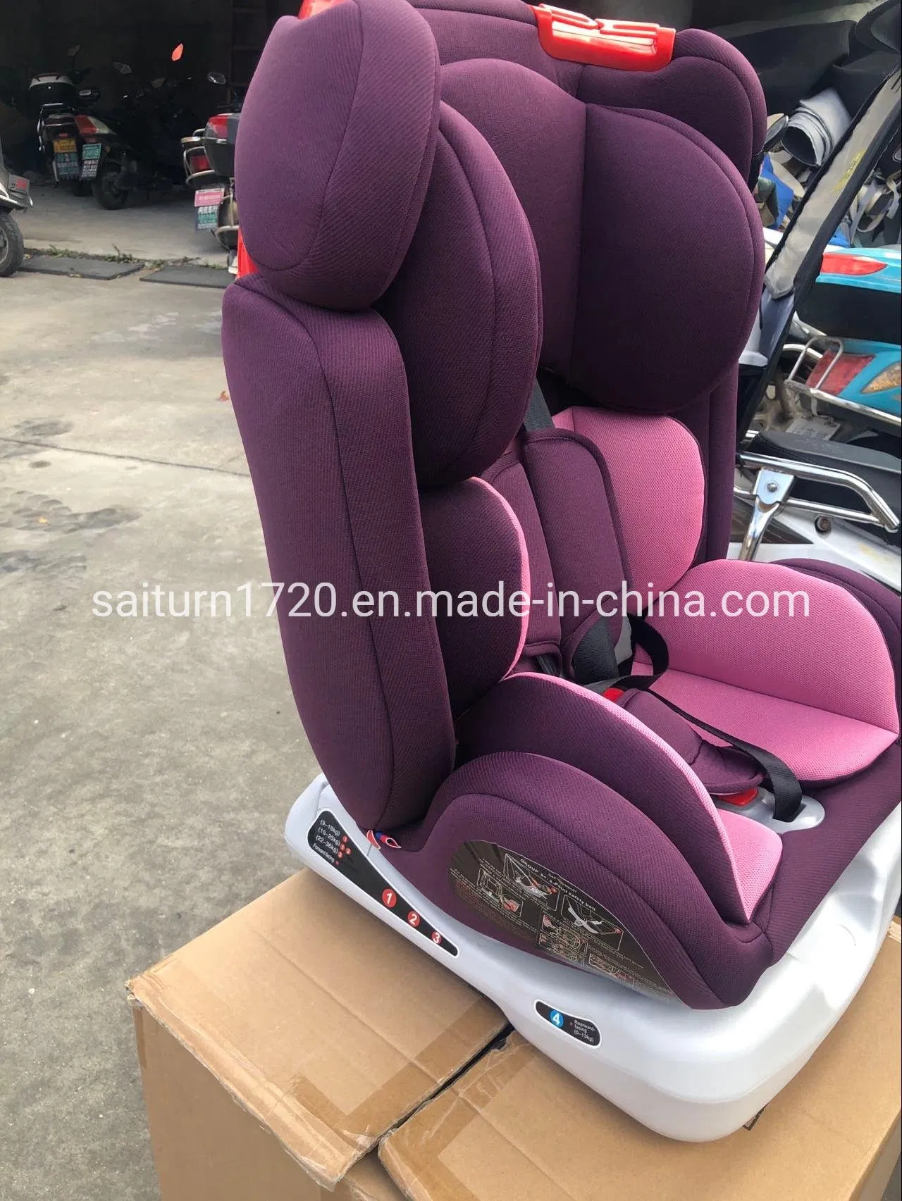 0-36kgs Baby Car Seat for Child From 0-12years with Ecer44/04 Certificate