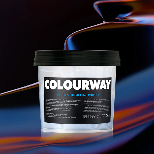 Dust Free Blue and White Hair Bleaching Powder