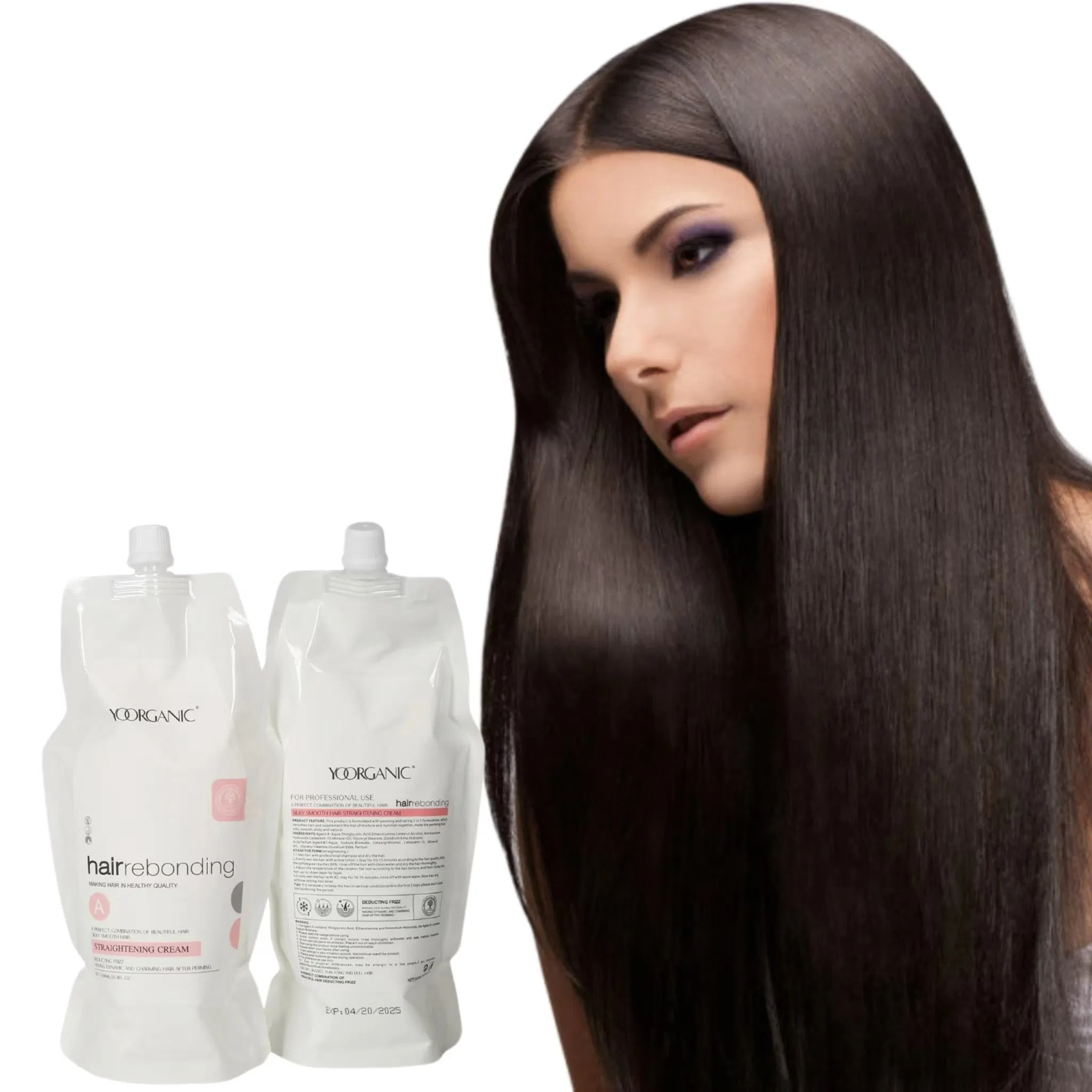 Professional Salon Use Permanent Hair Straightening Hair Perm Lotion Private Brands Keratin Hair Perm for Women